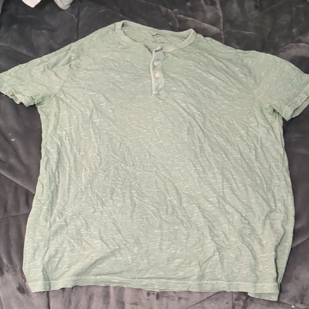 Goodfellow & Co Sage Green Henley Shirt